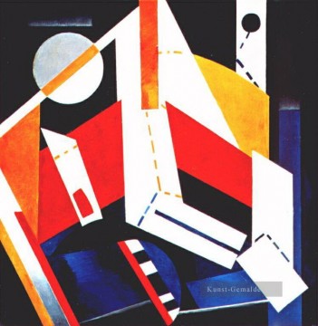 bekannte abstrakte Werke - Bauweise 1923 Alexandra Exter abstrakt